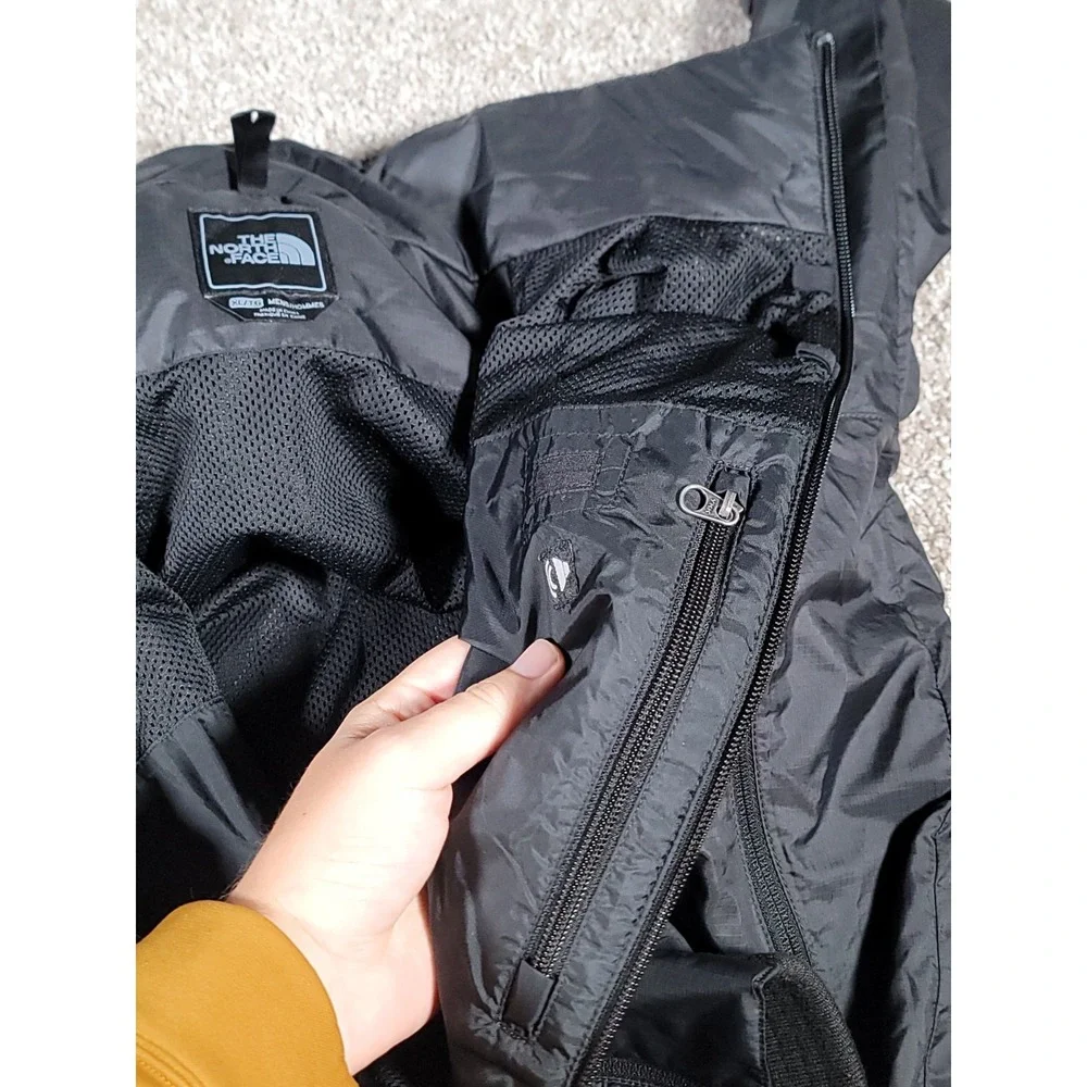 The North Face Jacket Size XL Black Mens Hooded Ski Full Zip Outdoors Trail Hike